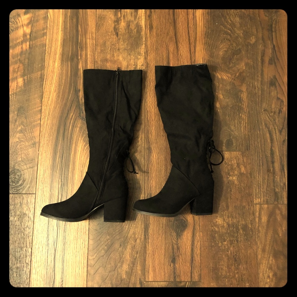Black Heeled Boots